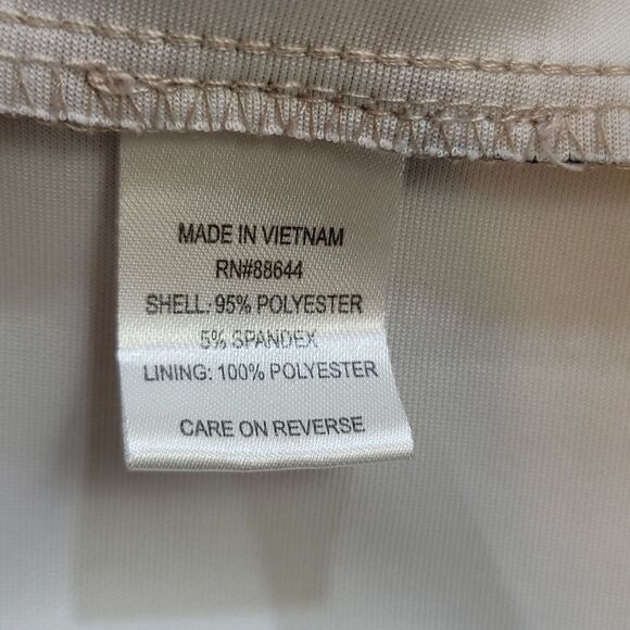 GLAMOUR WIDTH ROUND NECKLINE FLORAL EMBROIDERED SHEATH DRESS - Picture 14 of 14